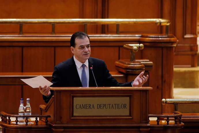 El primer ministro de Rumanía, Ludovic Orban.