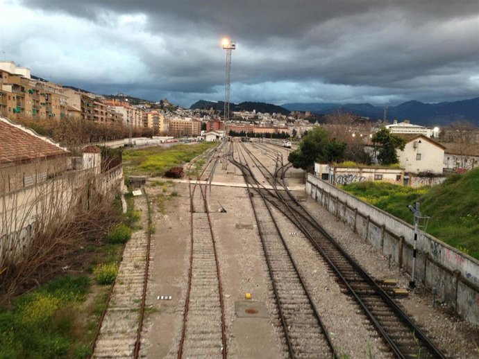 Estación de tren de Granada, en Avenida Andaluces