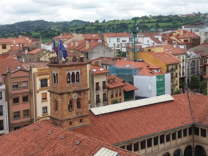 Claustro de la Universidad de Oviedo. Edificio Histórico.