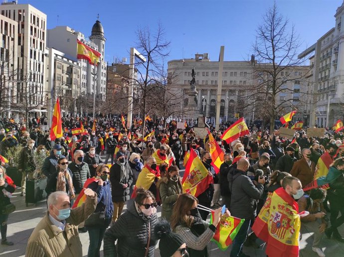 Concentración en defensa de la legalidad constitucional.