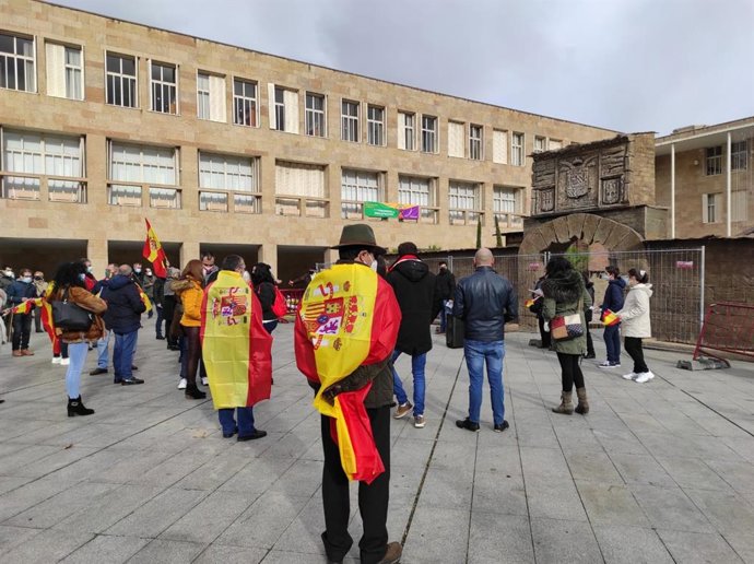Acto de Vox en Logroño en defensa de la Constitución