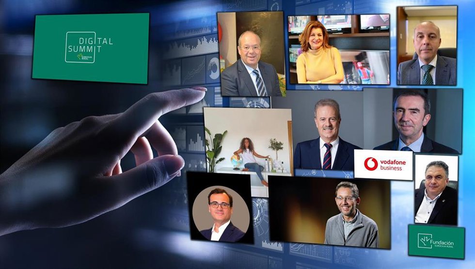 Cartel del IV Digital Summit organizado por Eurocaja Rural