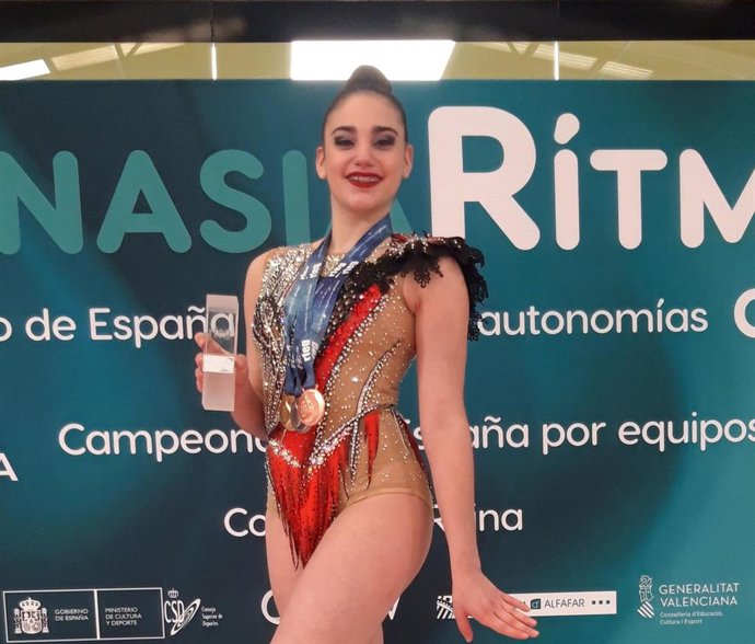 La gimnasta extremeña Raquel Gil