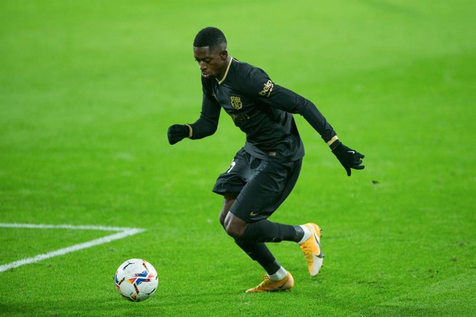 Ousmane Dembele al partit d'ahir contra el Cadis.