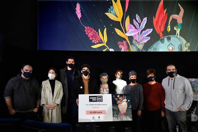 Rueda de prensa de presentación del proyecto ganador de la tercera beca de creación de Durangoko Azoka.