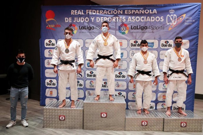 El judoca con discapacidad visual Sergio Ibáñez, medalla de bronce en el Campeonato de España absoluto de judo