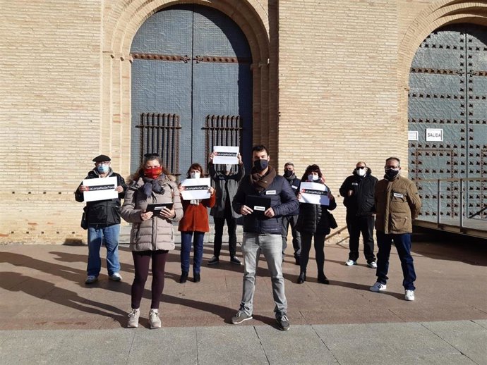 La campaña de CHA para defender el uso de La Lonja como espacio expositivo supera las 1.300 firmas.