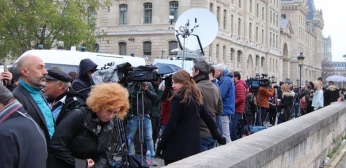 Periodistas en una imagen de archivo