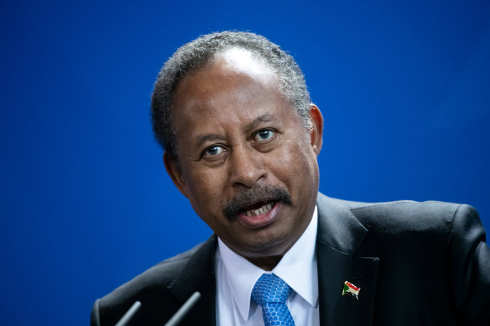 El  primer ministro de Sudán, Abdalá Hamdok.  