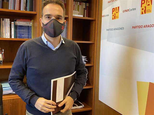 El portavoz parlamentario del PAR, Jesús Guerrero.