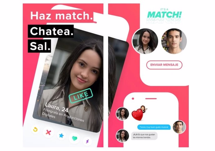 Aplicación de citas Tinder