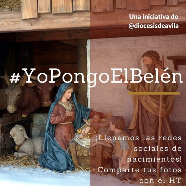 La Diócesis de Ávila inicia la sexta campaña #YoPongoElBelén para mostrar los nacimientos en las redes.