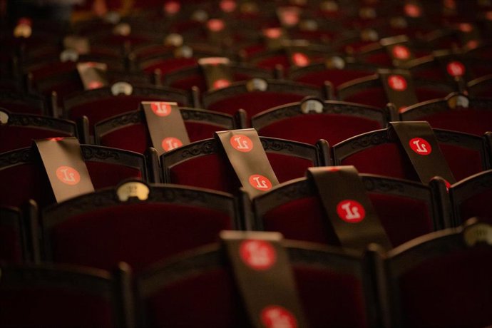 Asientos precintados del Liceu (Archivo)