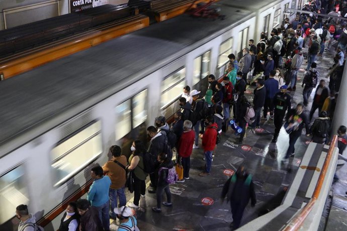 Estación de metro en Ciudad de México