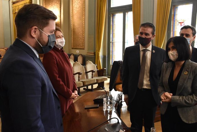 La ministra de Política Territorial, Carolina Darias, en Albacete.