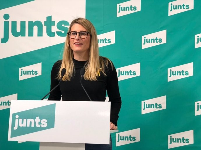 La vicepresidenta de JxCat y diputada en el Parlament, Elsa Artadi