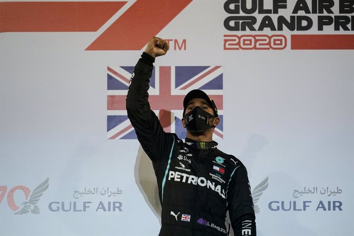 Lewis Hamilton celebra una victoria