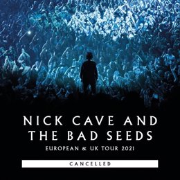 Cartel de la gira cancelada de Nick Cave & The Bad Seeds