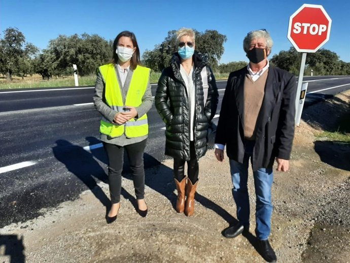 La Junta ha invertido 80.000 euros en mejora en la carretera la A-449, de Peñarroya-Pueblonuevo a Hinojosa.