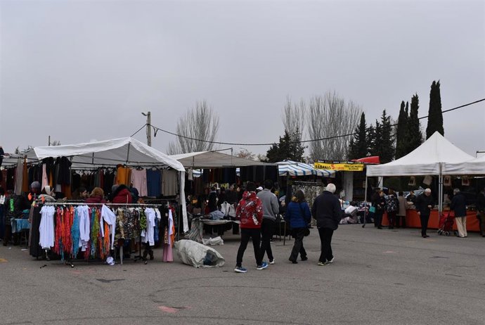 Mercado mensual de Monzón.