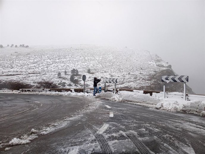 Nieve en Álava.