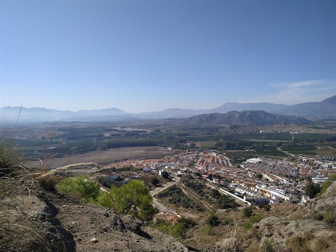 Vistas de Pizarra desde senderos de su término municipal
