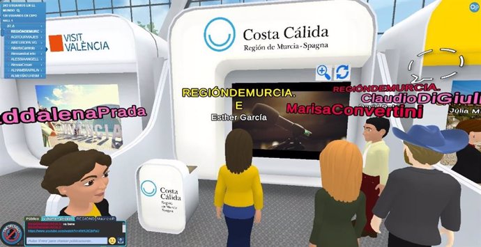La Región participa por primera vez en la feria virtual VR con el objetivo de reactivar la promoción turística en Italia