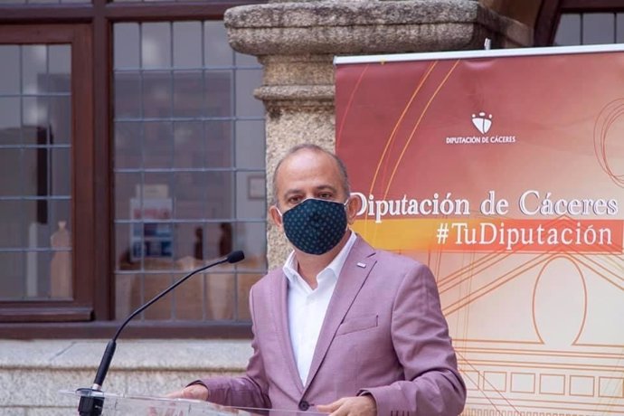 El diputado de Innovación y Provincia Digital de la Diputación de Cáceres, Santos Jorna, en una imagen de archivo