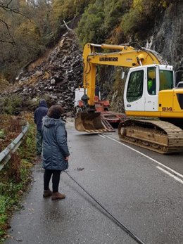 Imagen del desprendimiento.