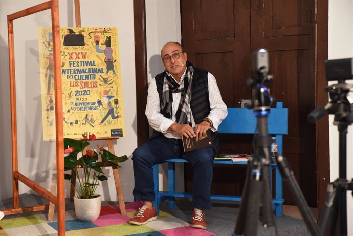 El director del 'Festival del Cuento de Los Silos', Ernesto Rodríguez Abad