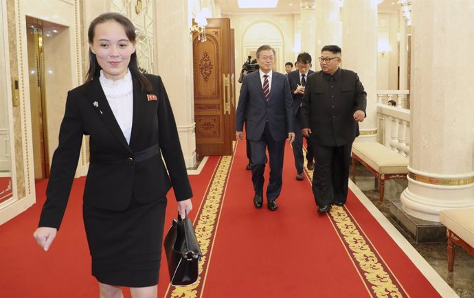 Kim Yo Jong, la actual subdirectora primera del comité Central del Partido de los Trabajadores de Corea, y hermana del líder del país, Kim Jong Un.