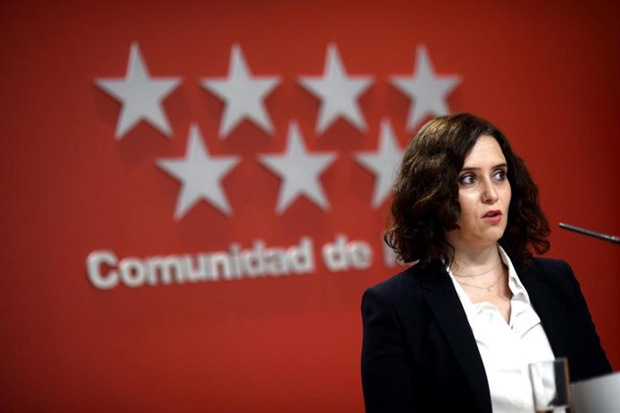 La presidenta de la Comunidad de Madrid, Isabel Díaz Ayuso