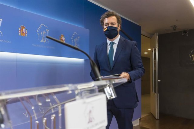 El portavoz de Vox en el Congreso, Iván Espinosa de los Monteros