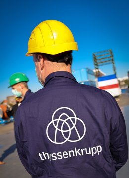 Trabajador de Thyssenkrupp.