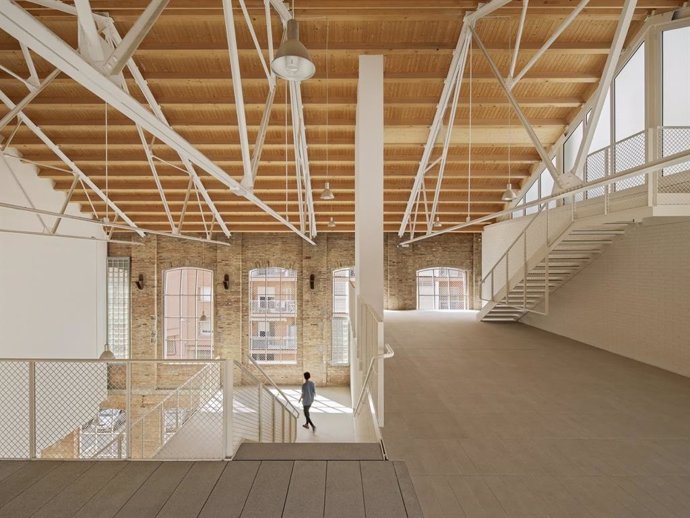 El proyecto Fabra & Coats de Roldán + Berengué Arquitectos, ganador del Premio Mapei 2020.