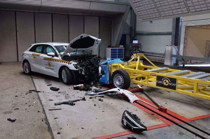 Prueba de impacto Euro NCAP sobre el Audi A3