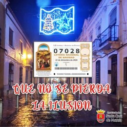 Los 4.100 vecinos de Santa Cruz de Mudela jugarán un año más el mismo número de la Lotería de Navidad