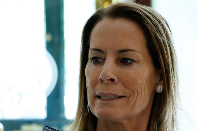 Theresa Zabell durante un acto