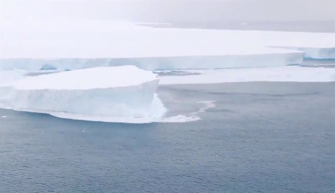 Imagen del iceberg A68a