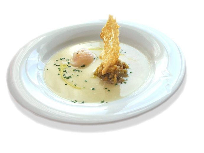 Sopa de cebolla y Torta del Casar