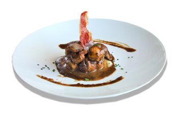 Salteado boletus y Torta del Casar