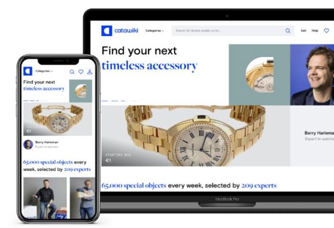 App y web del marketplace Catawiki