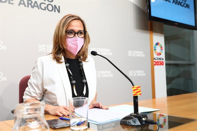 La consejera de Presidencia y Relaciones Institucionales del Gobierno de Aragón, Mayte Pérez.