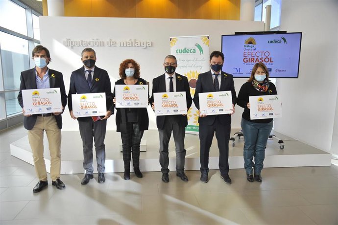Presentación de la campaña 'Únete al Efecto Girasol' de Cudeca