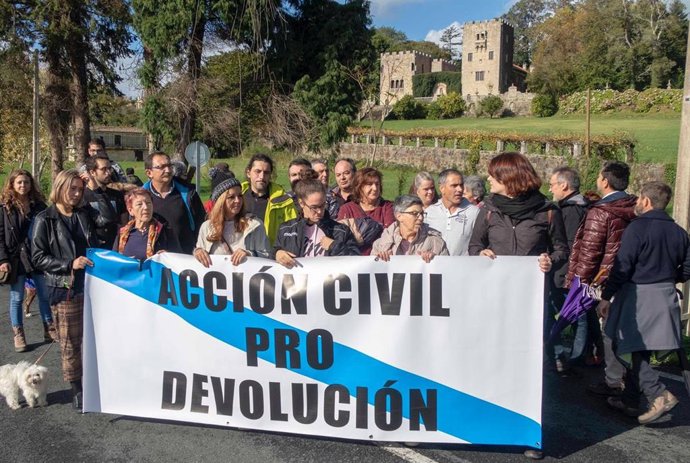 Acción reivindicativa ante el Pazo de Meirás este sábado