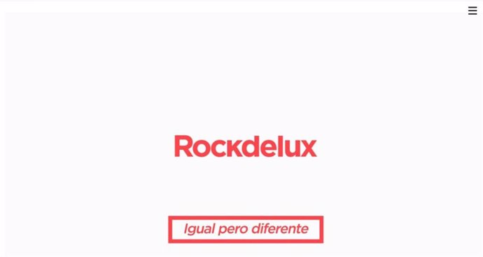 Portada de la web de Rockdelux