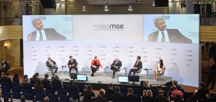 Una de las jornadas de la edición de la Conferencia de Seguridad de Múnich celebrada en febrero de 2020