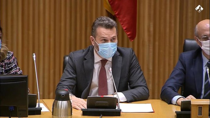 Candidato a la presidencia de la CNMV, Rodrigo Buenaventura, en el Congreso de los Diputados.