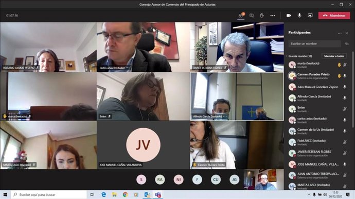 Foto Y Audio Reunión Consejo Asesor Comercio