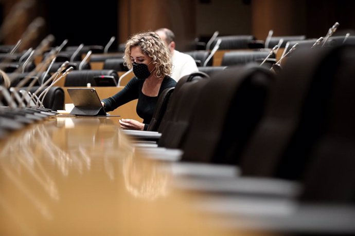 La portavoz de la Comisión de Educación y Formación Profesional, Marta Martín Llaguno, durante la Comisión de Educación y Formación Profesional en el Congreso de los Diputados, en Madrid (España), a 24 de noviembre de 2020. La reunión tiene lugar pocos 